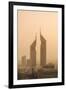 Sunset Engulfs the Jumeirah Emirates Towers Hotel Dubai, Uae-Michael DeFreitas-Framed Premium Photographic Print