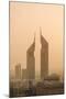 Sunset Engulfs the Jumeirah Emirates Towers Hotel Dubai, Uae-Michael DeFreitas-Mounted Premium Photographic Print