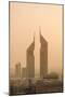 Sunset Engulfs the Jumeirah Emirates Towers Hotel Dubai, Uae-Michael DeFreitas-Mounted Photographic Print