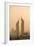 Sunset Engulfs the Jumeirah Emirates Towers Hotel Dubai, Uae-Michael DeFreitas-Framed Photographic Print