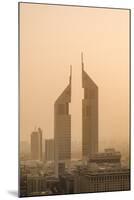 Sunset Engulfs the Jumeirah Emirates Towers Hotel Dubai, Uae-Michael DeFreitas-Mounted Photographic Print