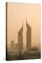Sunset Engulfs the Jumeirah Emirates Towers Hotel Dubai, Uae-Michael DeFreitas-Stretched Canvas