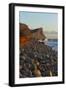 Sunset, Es Codolar Boulder Beach, Ibiza, Balearic Islands, Spain, Mediterranean, Europe-Emanuele Ciccomartino-Framed Photographic Print