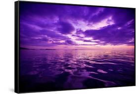 Sunset, Flores Island, Indonesia, Southeast Asia, Asia-Laura Grier-Framed Stretched Canvas