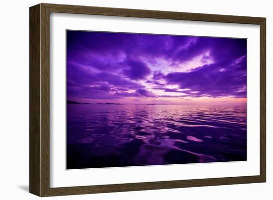 Sunset, Flores Island, Indonesia, Southeast Asia, Asia-Laura Grier-Framed Photographic Print