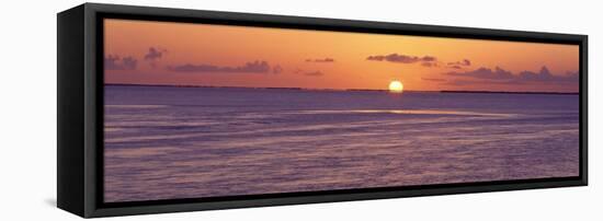 Sunset Florida Keys FL-Panoramic Images-Framed Stretched Canvas