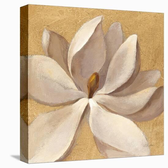 Sunset Flower I on Gold-Silvia Vassileva-Stretched Canvas