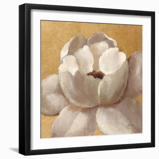 Sunset Flower II on Gold-Silvia Vassileva-Framed Art Print