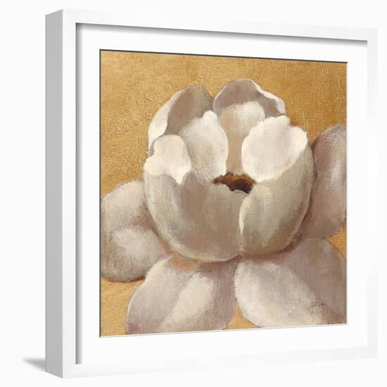 Sunset Flower II on Gold-Silvia Vassileva-Framed Art Print