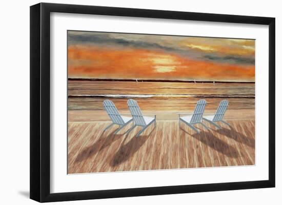 Sunset for Four-Diane Romanello-Framed Art Print