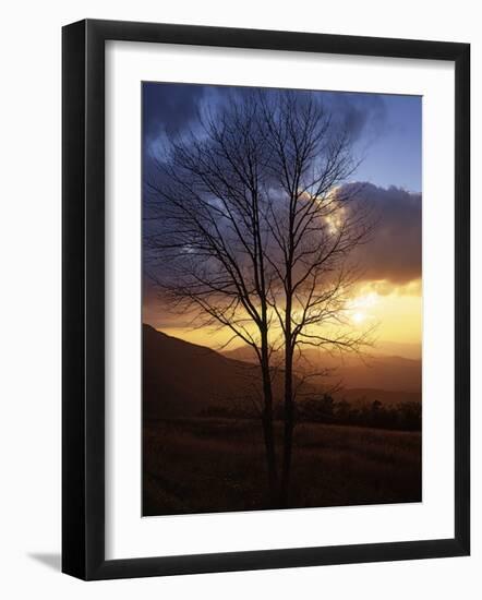 Sunset from Appalachian Trail, Shenandoah National Park, Virginia, USA-Charles Gurche-Framed Photographic Print