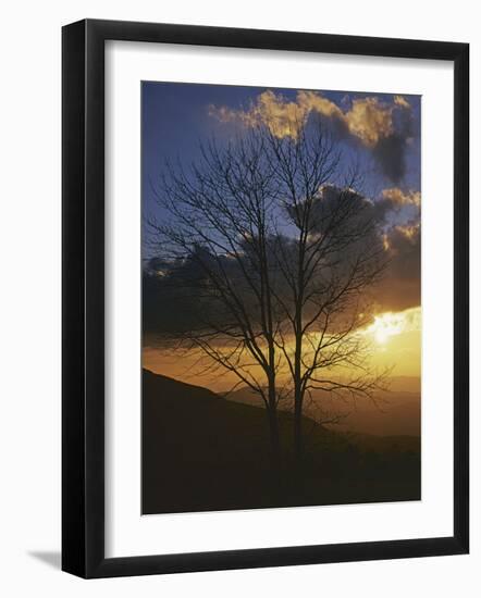Sunset from Appalachian Trail, Shenandoah National Park, Virginia, USA-Charles Gurche-Framed Photographic Print