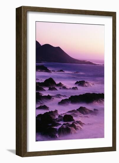 Sunset from Big Sur Coast-Darrell Gulin-Framed Photographic Print