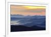 Sunset from Blue Ridge Parkway, North Carolina in fall.-Adam Jones-Framed Photographic Print