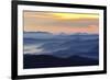 Sunset from Blue Ridge Parkway, North Carolina in fall.-Adam Jones-Framed Photographic Print