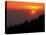 Sunset from Clingmans Dome, Great Smoky Mountains National Park, Tennessee, USA-Joanne Wells-Stretched Canvas