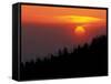 Sunset from Clingmans Dome, Great Smoky Mountains National Park, Tennessee, USA-Joanne Wells-Framed Stretched Canvas