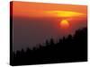 Sunset from Clingmans Dome, Great Smoky Mountains National Park, Tennessee, USA-Joanne Wells-Stretched Canvas