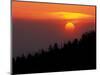 Sunset from Clingmans Dome, Great Smoky Mountains National Park, Tennessee, USA-Joanne Wells-Mounted Photographic Print