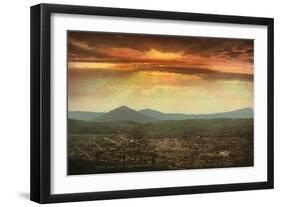 Sunset from Cripple Creek, Colorado, C.1899-null-Framed Giclee Print