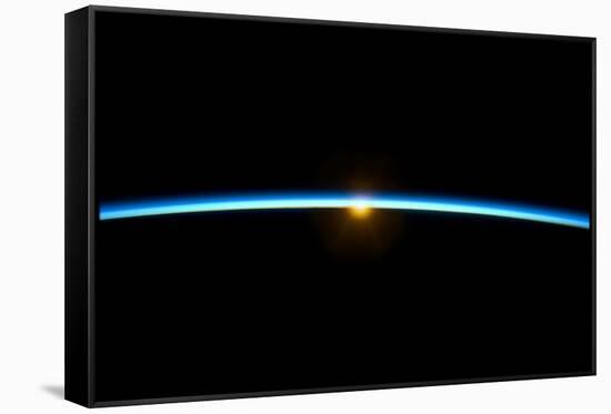 Sunset From Earth Orbit-null-Framed Stretched Canvas