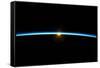 Sunset From Earth Orbit-null-Framed Stretched Canvas
