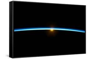 Sunset From Earth Orbit-null-Framed Stretched Canvas