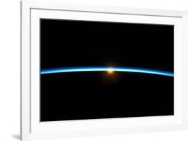 Sunset From Earth Orbit-null-Framed Photographic Print