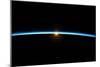 Sunset From Earth Orbit-null-Mounted Photographic Print