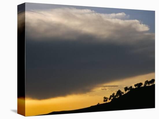 Sunset from Geech Camp, Simien Mountains National Park, Ethiopia, Africa-David Poole-Stretched Canvas