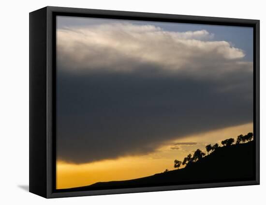 Sunset from Geech Camp, Simien Mountains National Park, Ethiopia, Africa-David Poole-Framed Stretched Canvas