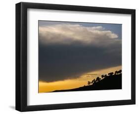 Sunset from Geech Camp, Simien Mountains National Park, Ethiopia, Africa-David Poole-Framed Photographic Print