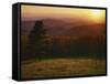 Sunset from Hazeltop Ridge, Shenandoah National Park, Virginia, USA-Charles Gurche-Framed Stretched Canvas