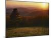 Sunset from Hazeltop Ridge, Shenandoah National Park, Virginia, USA-Charles Gurche-Mounted Photographic Print