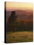 Sunset from Hazeltop Ridge, Shenandoah National Park, Virginia, USA-Charles Gurche-Stretched Canvas