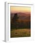 Sunset from Hazeltop Ridge, Shenandoah National Park, Virginia, USA-Charles Gurche-Framed Photographic Print