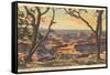 Sunset from Hopi Point, Grand Canyon-null-Framed Stretched Canvas