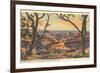 Sunset from Hopi Point, Grand Canyon-null-Framed Premium Giclee Print