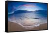 Sunset from Kaanapali Beach, Maui, Hawaii, USA-Roddy Scheer-Framed Stretched Canvas