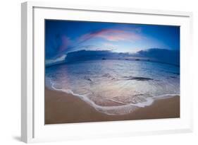 Sunset from Kaanapali Beach, Maui, Hawaii, USA-Roddy Scheer-Framed Photographic Print