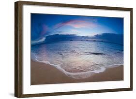 Sunset from Kaanapali Beach, Maui, Hawaii, USA-Roddy Scheer-Framed Photographic Print