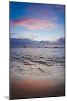 Sunset from Kaanapali Beach, Maui, Hawaii, Usa-Roddy Scheer-Mounted Photographic Print