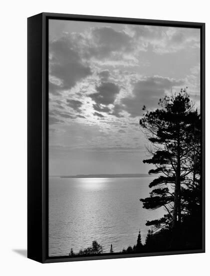 Sunset from Mackinac Island, Mich.-null-Framed Stretched Canvas