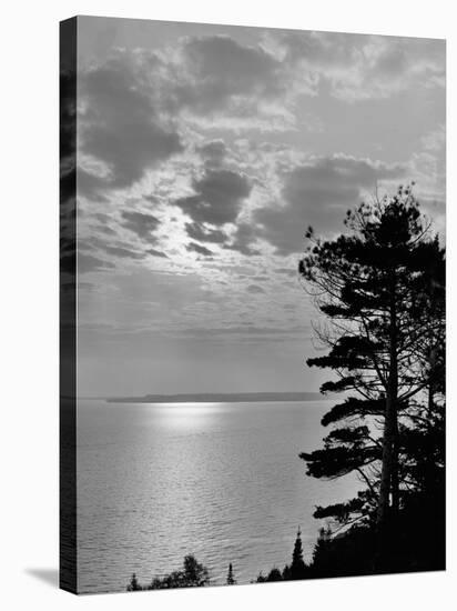 Sunset from Mackinac Island, Mich.-null-Stretched Canvas