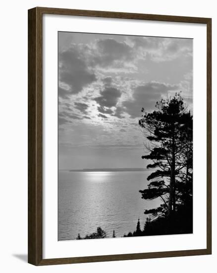 Sunset from Mackinac Island, Mich.-null-Framed Photo
