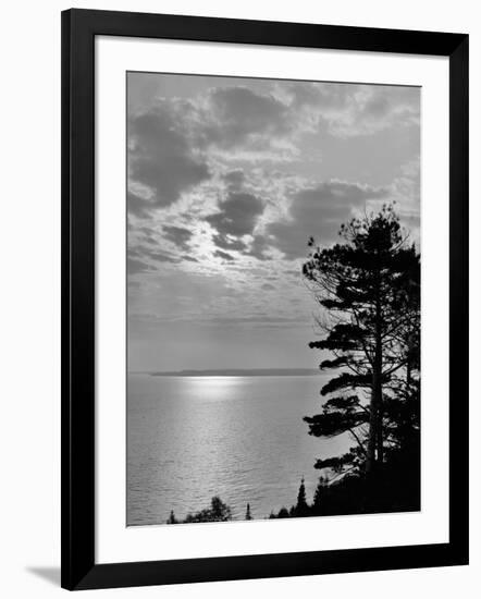 Sunset from Mackinac Island, Mich.-null-Framed Photo