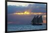 Sunset from Malory Square with Sailboat-Terry Eggers-Framed Photographic Print