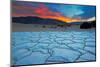 Sunset from Mesquite Flat Sand Dunes, Death Valley National Park, California-Doug Meek-Mounted Photographic Print