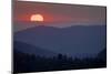 Sunset from Morton Overlook, Great Smoky Mountains National Park, Tennessee-Adam Jones-Mounted Photographic Print