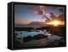 Sunset from Napili Point, Maui, Hawaii, USA-Charles Gurche-Framed Stretched Canvas